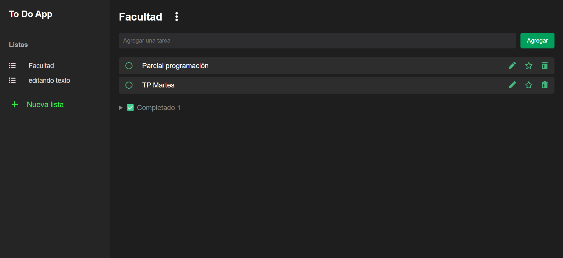 To-Do App screenshot 3