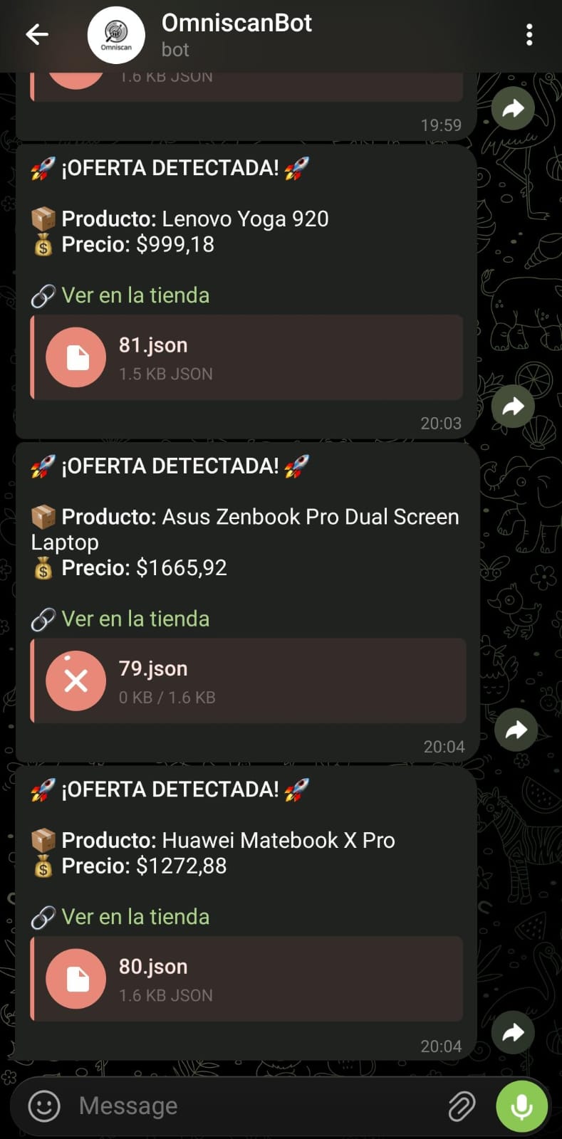 Omniscan screenshot 2